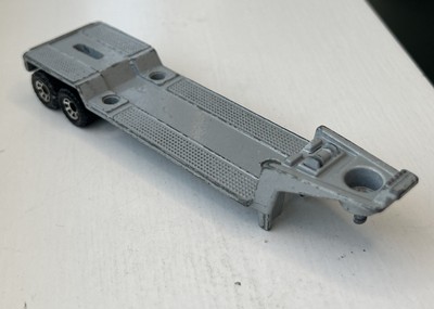 Matchbox Convoy Low Bed Trailer Metallic Grey Macau Vintage 1981