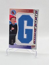 Wayne Gretzky HOF Marks “G” Patch #19/35 2024-25 SP Game Used Letter Patch