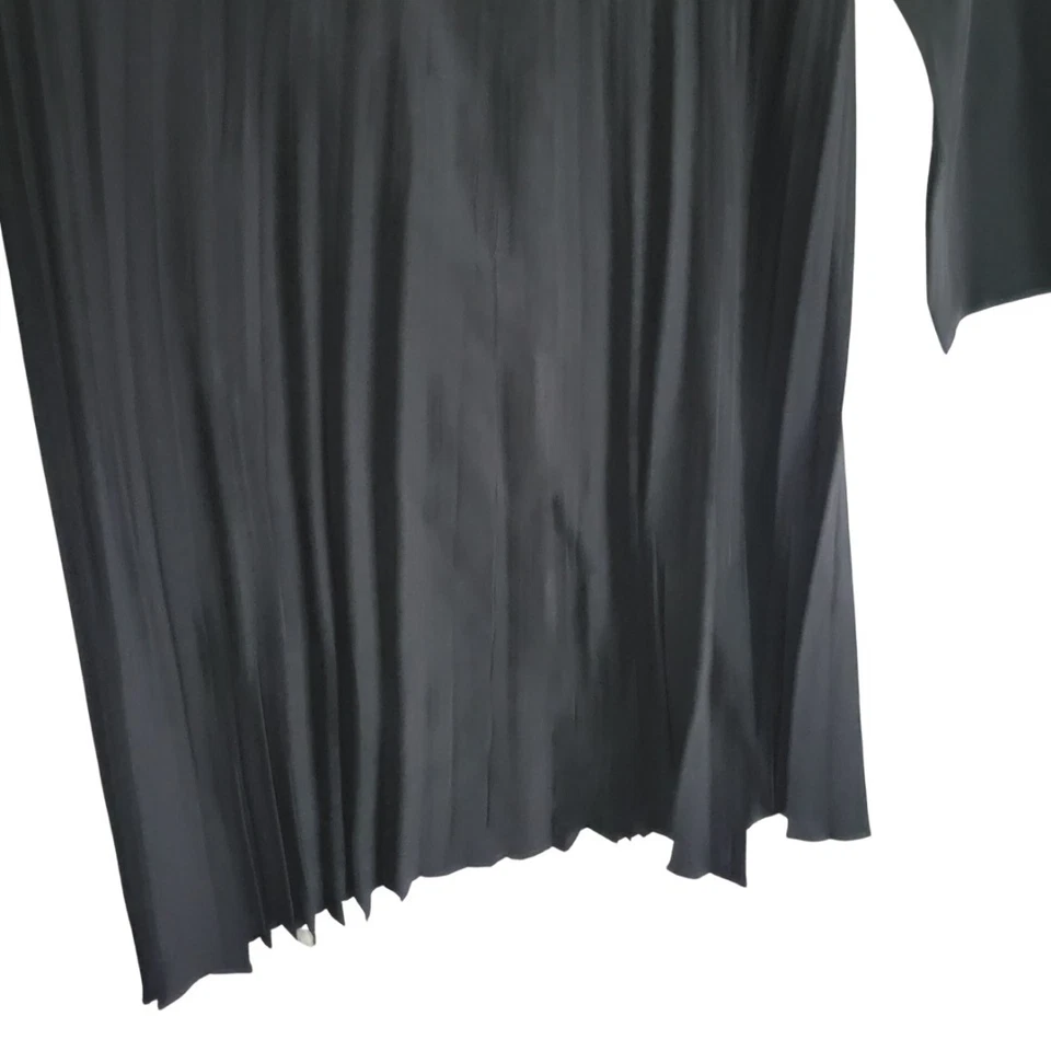 Винтажное черное плиссированное платье-кокетливое Y2K Rampage размер 5 длина до колена Whimsigoth готическое - Изображение 4 из 4