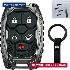 Heavy Duty Key Fob Cover Case for Chevy Silve...
