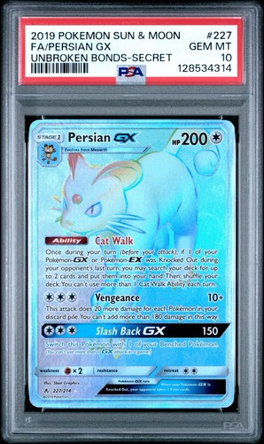 Persian-GX graded PSA 10 for sale on eBay