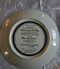 Love Me Tender I'm Yours Elvis Plates Set of 2