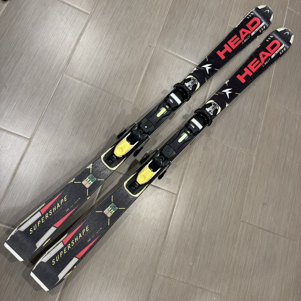 滑走少 HEAD SUPERSHAPE i.RALLY 163cm Head supershape I.Rally Era 3.0s skis 163 CM w/ Head PRX 12 demo