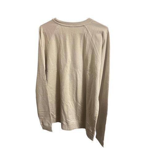 Tan Fall Spellout Crewneck Sweatshirt Womens Plus 3XL Beige Cozy Graphic - Picture 3 of 6