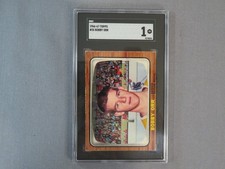 BOBBY ORR #35 Rookie RC 1966 Topps SGC 1 Hockey Card HOF Boston Bruins. rookie card picture