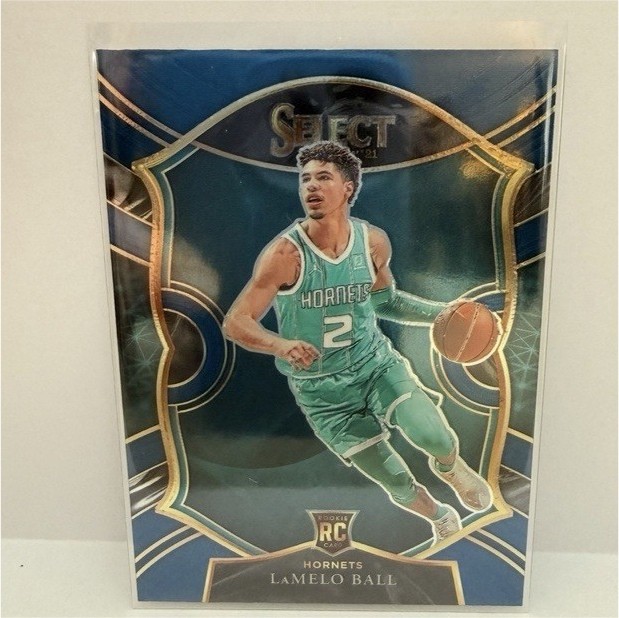 2020-21 Panini Select LaMelo Ball Rookie Blue Concourse