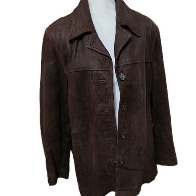 Vintage Wilsons Adventure Bound Leather Jacket Womens Brown Bomber Large
