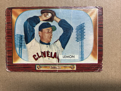 1955 Bowman #191 - Bob Lemon (Lower Grade)