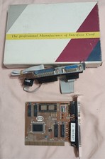 NEW ISA RS232 Serial Parallel Port Expansion Card ISA COM1 COM2 LPT PC Adapter