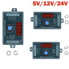 DC5V/12V/24V Time Delay Relay Module LED Digital Adjustable Timer Control Switch