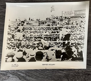 Jack Dempsey vs Jess Willard Original Ring Magazine Photo – Vintage Print (1919)