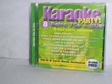 Karaoke Party 8 Retro 70s  80s  8 Full Vocal Versions - CD - Karaoke - NEW