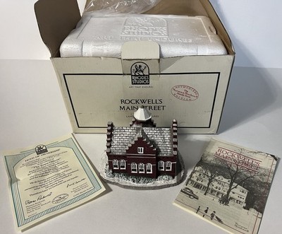 Norman Rockwell s Main Street Landmark Sculptures  The Town Offices  1989 Complt