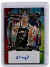 2024 Panini Select WNBA #SG-SP Shey Peddy Signatures Prizms Tie-Dye #/25