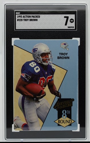 Troy Brown #220 1993 Action Packed card