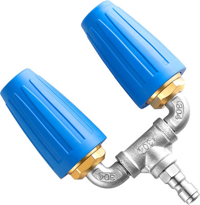 Dual Turbo Nozzle Pressure Washer 4000 PSI, 1/4'' Quick Connect Rotating Jet
