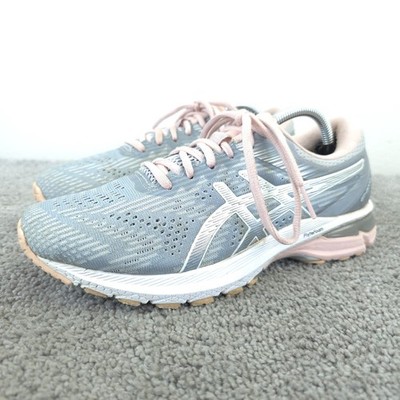 Asics GT-2000 8 Womens Size 7 Running Shoes Gray Pink Low Top Sneakers Lace Up