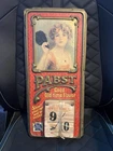 Vintage Pabst Blue Ribbon PBR Beer Calendar Sign