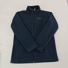 Columbia XB1107 Unisex Youth Granite Mountain Fleece Blue Jacket Size L 14/16 