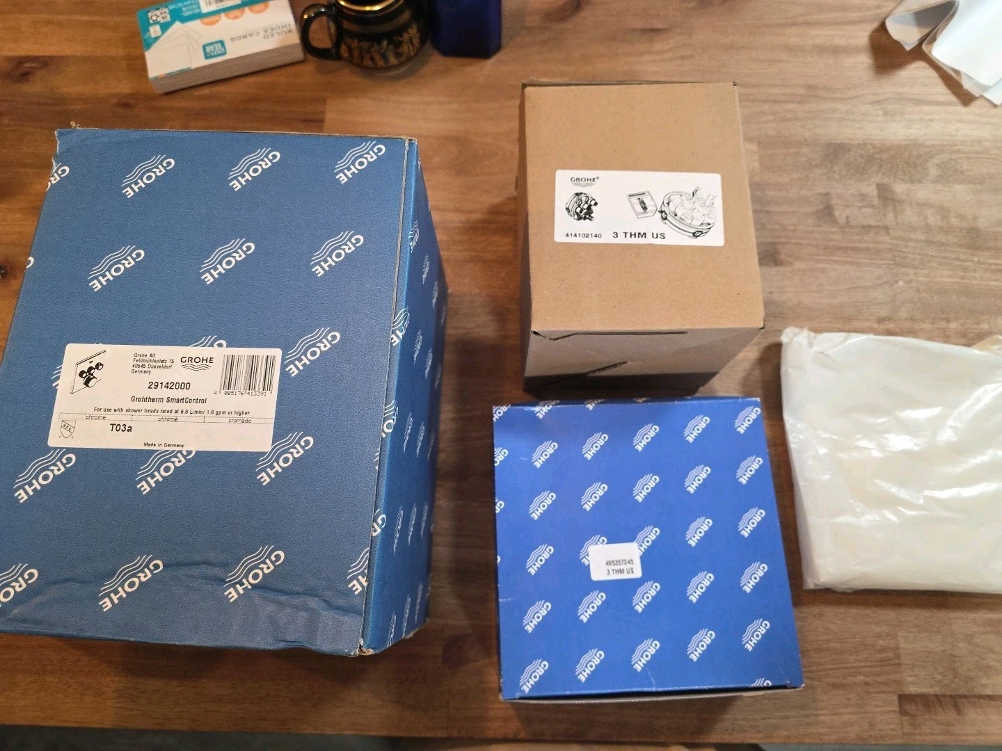 NEW GROHE Grohtherm Smart Shower Trim w Control Module Starlight Chrome 29142000