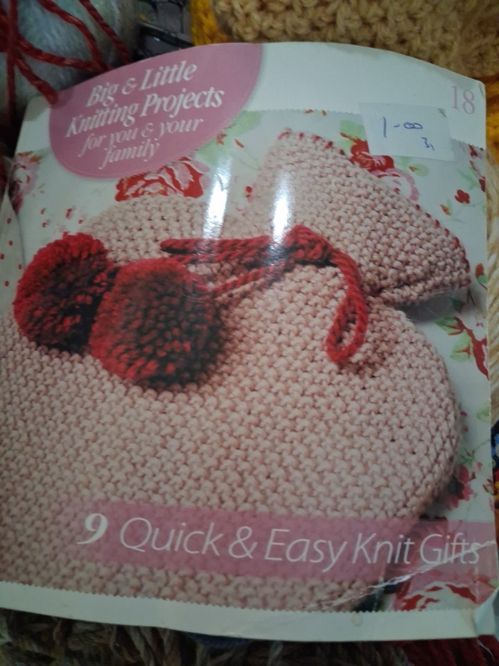 Crochet Yarn Bundle Crochet Kit Booklets Wool Job Lot Craft Room ...
