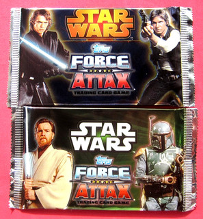 2 X STAR WARS FORCE ATTAX PACKETS TOPPS 2013 FULLY SEALED VG CONDITION