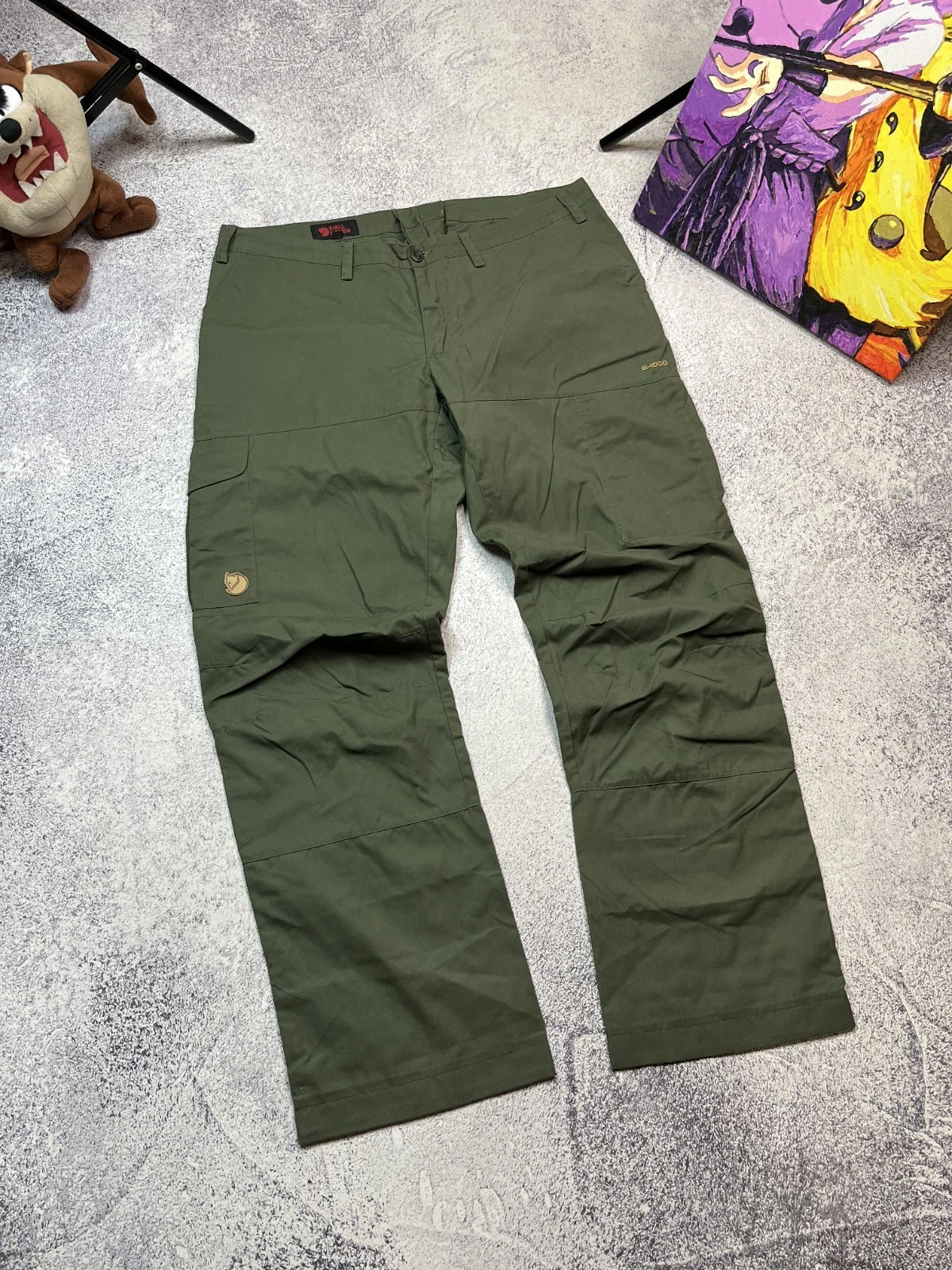 Fjallraven G-1000 Green Trekking Cargo Pants Trousers Men's Size 48 Outdoor
Opens in a new window or