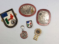 Vecchie targhette/spilla auto smaltate rare anni 50/60 Molveno/Merano Italia