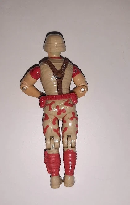 G.I. Joe Duke V3 1992 Hasbro Vintage 3.75" Action Figure w/Helmet - Image 2 of 2