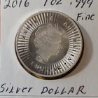 Silver Dollar  1oz .999 Fine