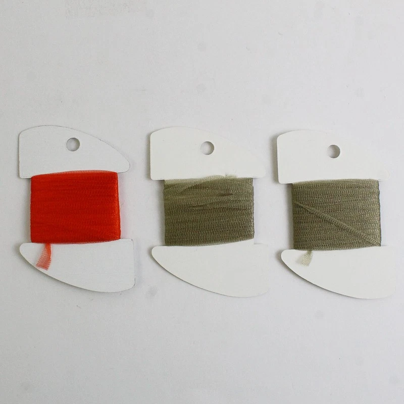 Lot 3 Cards Flair Stretchable Tubular Ribbon for Needlepoint Long Cross Stitch - Image 2 of 4