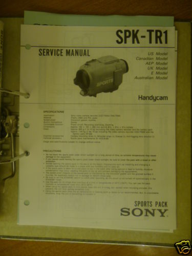Service-Manual Sony SPK-TR1 Sports Handycam ORIGINAL - Picture 1 of 1