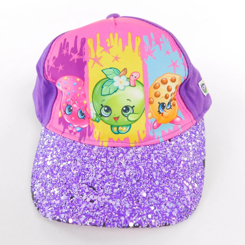 Gorra púrpura Shopkins para niñas cierre de gancho y bucle Foto 3 de 4