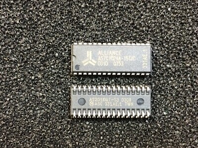 AS7C1024A-15TJC Alliance 5V/3.3V 128KX8 CMOS SRAM 2 PCS