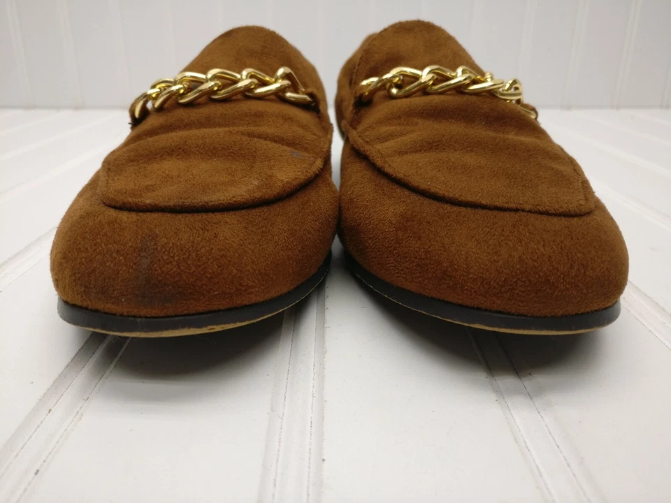 Mocasines casuales Forever 21 sin cordones de gamuza marrón talla 6,5 Foto 2 de 4