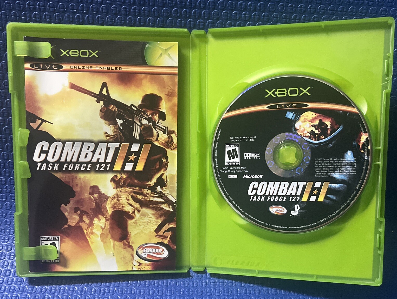 Combat Task Force 121 (Microsoft Xbox, 2005) Game Complete W/Manual Pre ...