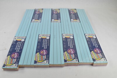 LOT OF A 7 Pacon Sentence Strips, 24 x 3, Assorted Colors, 100/Pack (PAC5165)