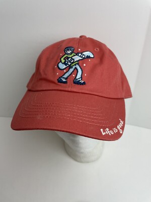 Life Is Good Jammin Jake Snowboard Baseball Hat Cap Strapback