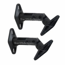2 Speaker Wall Ceiling Mount Bracket Universal Studio Home Theater Satellite cyy