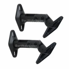 2 Speaker Wall Ceiling Mount Bracket Universal Studio Home Theater Satellite cyy