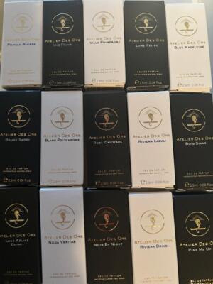 Atelier des Ors Fragrance Sample Spray .08 oz./2.5 ml  You Choose! Buy More-Save
