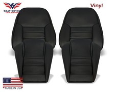 1994 1995 1996 1997 1998 Ford Mustang Front Vinyl Replacement Seat Covers Black