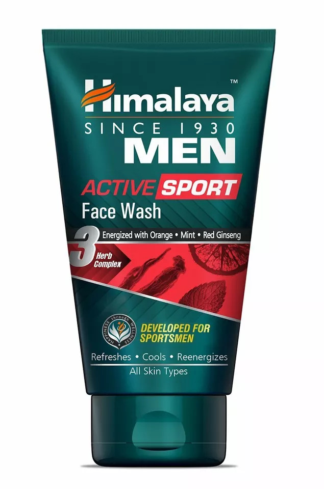 Jabón facial deportivo activo Himalaya para hombres para deportistas, todo tipo de piel 50 ml