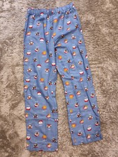Lands' End Size Children's Kids Size 14 Christmas Cats Pajama Lounge Pants