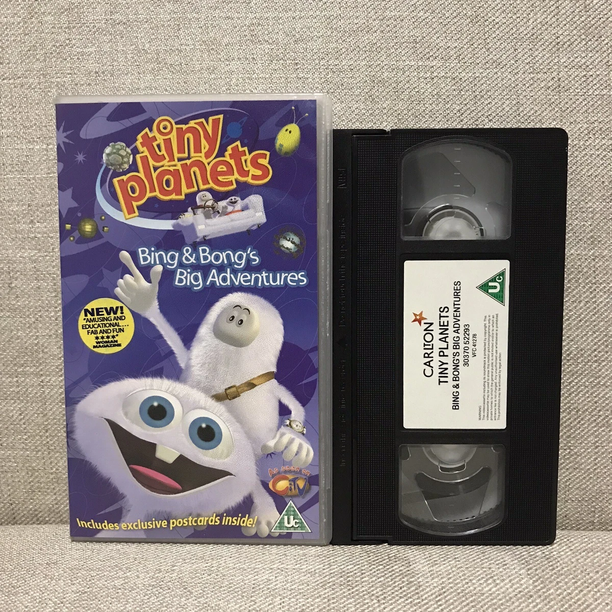 TINY PLANETS - VHS VIDEO - BING & BONG'S BIG ADVENTURES - CHILDRENS / RARE  CITV | eBay