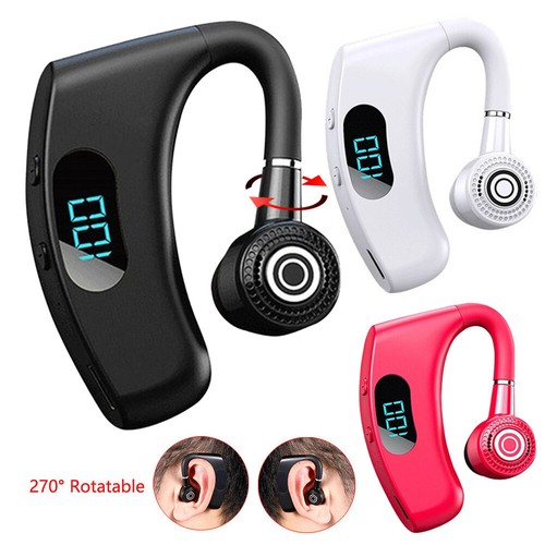 Bluetooth Headset Wireless Earphone Driver Earpiece with Mic Volume Control - Afbeelding 1 van 15