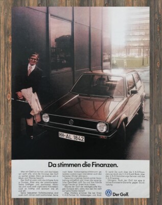 Volkswagen VW Golf I - Reklame Werbeanzeige Original-Werbung 1979 (11)