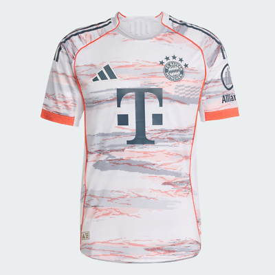adidas FC Bayern 25/26 Away Authentic Jersey White JJ2145 Japan