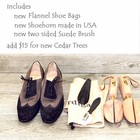 $525 *worn 2x* GRAVATI Women's 7.5 Narrow Arthur Beren 4269 Suede *add $15 Trees — photo 5
