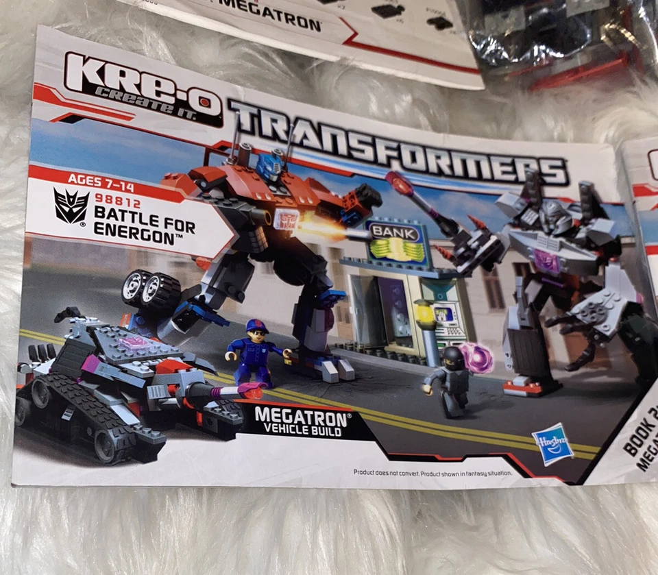 KRE-O TRANSFORMERS- 99812 Battle For Energon Libro 1 y 2 ENORME LOTE PIEZAS Y PIEZAS Foto 3 de 4